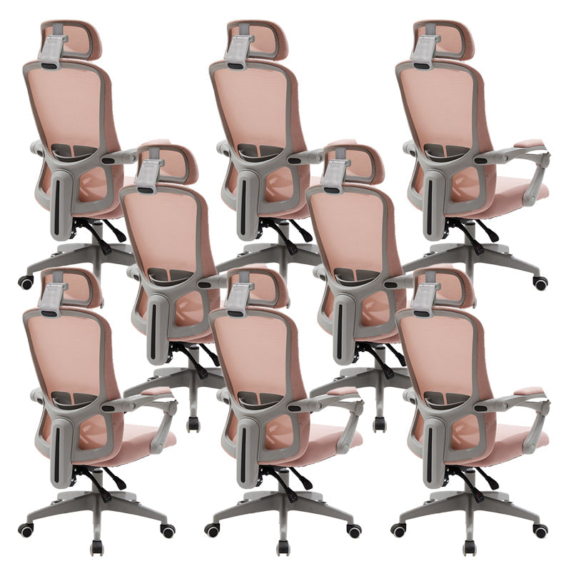 Chaise de bureau moderne Mécanisme d'inclinaison sans chaise de bureau ergonomique pénible avec roues