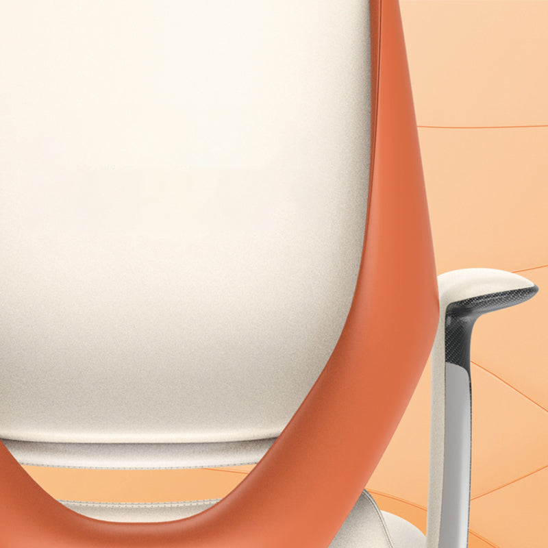 Armes fixes chaise de bureau moderne en cuir sans chaise de bureau ergonomique pénible