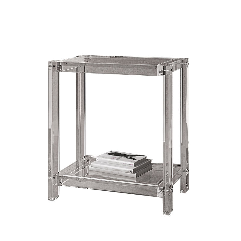 Libreria di libreria standard aperta contemporanea con scaffali