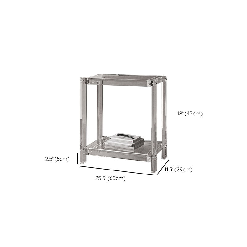 Libreria di libreria standard aperta contemporanea con scaffali