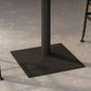 Indoor Industrial Bar Dining Table Square Metal and Wood Bar Table Clearhalo 'Bar Furniture' 'Bar Tables' 'bar_tables' 'furn' 'furn_bar_tables' 'Furniture' 'Kitchen & Dining Furniture' 7233324