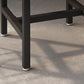 Industrial Indoor Bar Dining Table Square Metal and Wood Bar Table Clearhalo 'Bar Furniture' 'Bar Tables' 'bar_tables' 'furn' 'furn_bar_tables' 'Furniture' 'Kitchen & Dining Furniture' 7233362