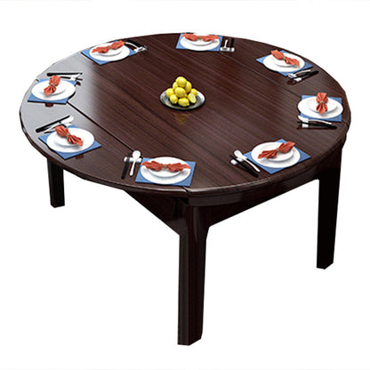 Moderne opvouwbare eettafel voor thuis, massief houten dinettetafel
