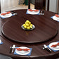Moderne opvouwbare eettafel voor thuis, massief houten dinettetafel