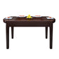 Moderne opvouwbare eettafel voor thuis, massief houten dinettetafel