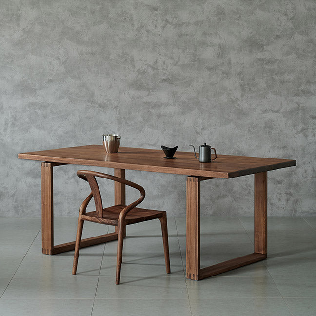 Dining Room Rectangle Dinner Table Traditional Solid Wood Dining Table Clearhalo 'Dining Tables & Seating' 'Dining Tables' 'dining_table' 'furn' 'furn_dining_table' 'Furniture' 'Kitchen & Dining Furniture' 7233521