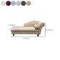 Living Room Velvet Rolled Arms Chaise Modern Chaise Lounge with Upholster Clearhalo 'Chairs & Seating' 'Chaise Lounge' 'chaise_lounge' 'furn' 'furn_chaise_lounge' 'Furniture' 'Living Room Furniture' 7235105