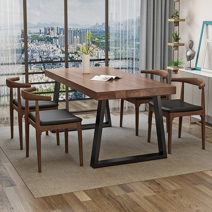 Mobili in legno massiccio con sedie da 1/5 pezzi set di dinette industriale