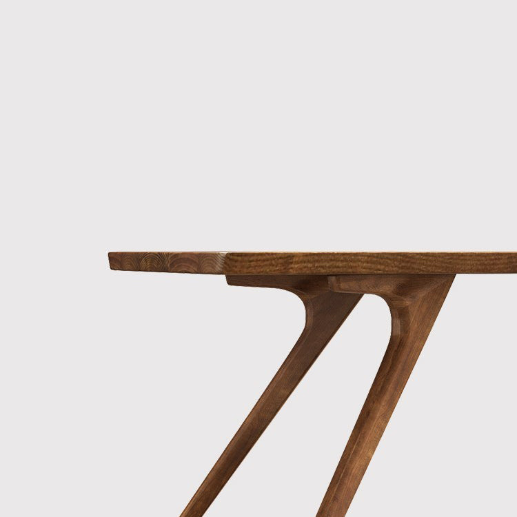 Brown Solid Wood Contemporary Dining Table Set 1/4/5/7 Pcs Dinette Set for Home Clearhalo 'Dining Room Sets' 'Dining Tables & Seating' 'dining_room_set' 'furn' 'furn_dining_room_set' 'Furniture' 'Kitchen & Dining Furniture' 7235695