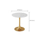 Set di dinette in stile glam 1/4/5 pezzi tavolo da dinette in pietra rotonda con sedia solida