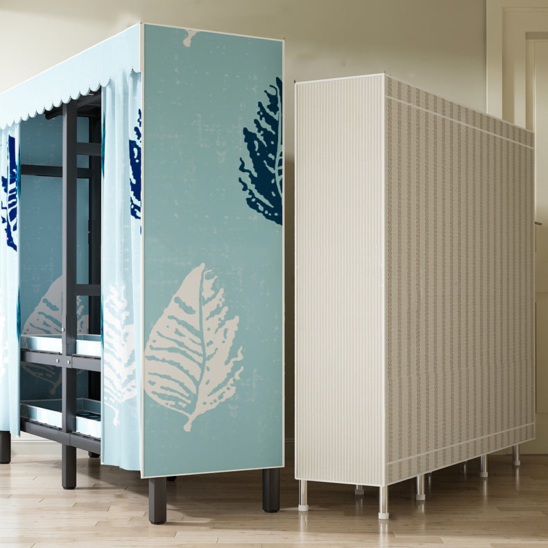 Foldable Freestanding Wardrobe Metal Frame Multifunctional Wardrobe Clearhalo 'Armoires & Wardrobes' 'armoires_wardrobes' 'Bedroom Furniture' 'furn' 'furn_armoires_wardrobes' 'Furniture' 7235794