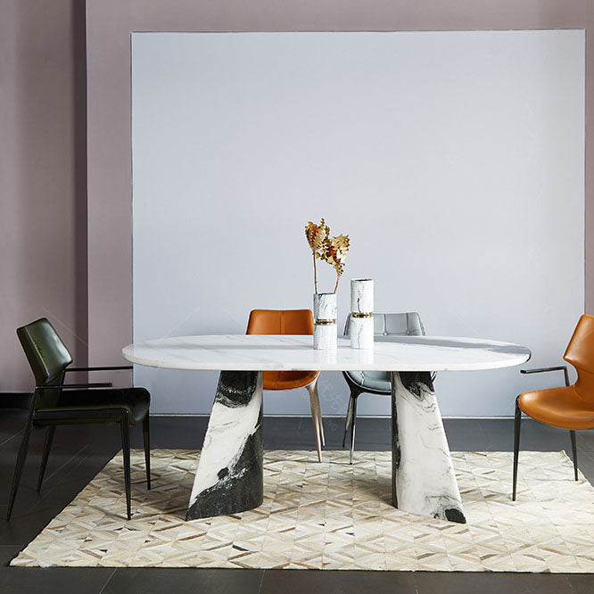 Faux Leather Dining Chairs Industrial Style Patio Dining Chair with Black Legs Clearhalo 'Dining Chairs' 'Dining Tables & Seating' 'dining_chair' 'furn' 'furn_dining_chair' 'Furniture' 'Kitchen & Dining Furniture' 7236380