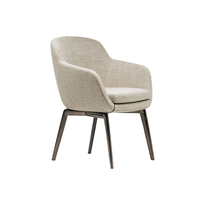 Gepolsterte Küche Essstühle Industrial Style Essstuhl mit schwarzen Beinen