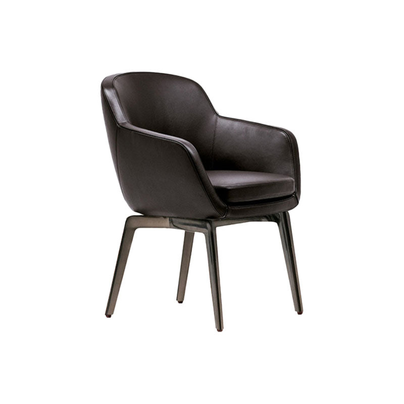 Gepolsterte Küche Essstühle Industrial Style Essstuhl mit schwarzen Beinen