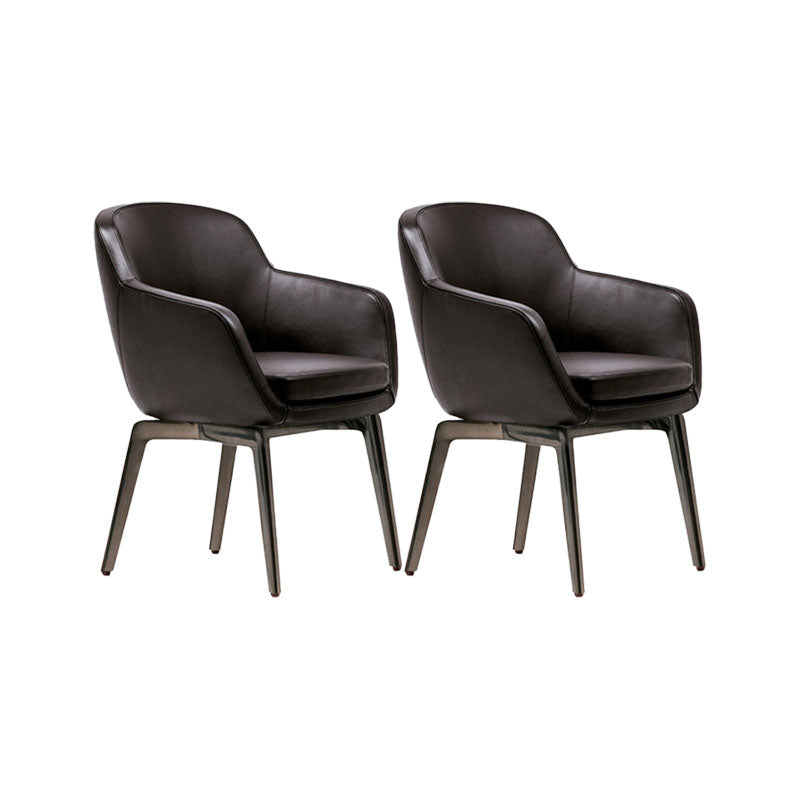 Gepolsterte Küche Essstühle Industrial Style Essstuhl mit schwarzen Beinen