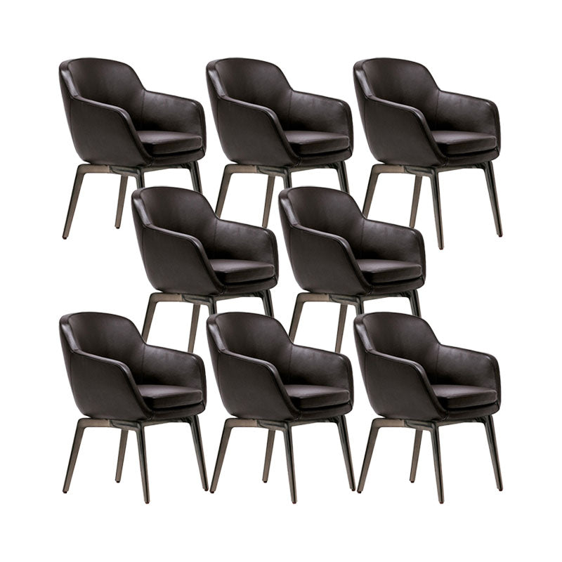 Gepolsterte Küche Essstühle Industrial Style Essstuhl mit schwarzen Beinen