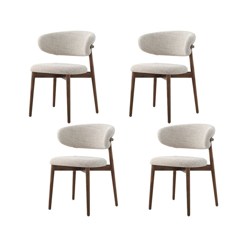 Chaise de bras rembourré de style moderne