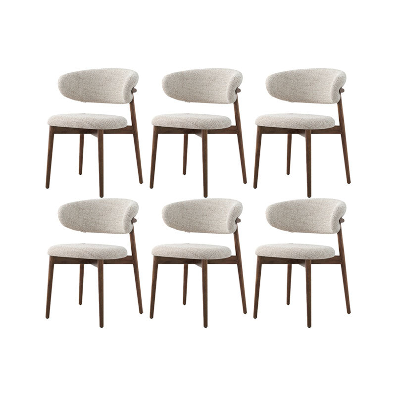 Chaise de bras rembourré de style moderne