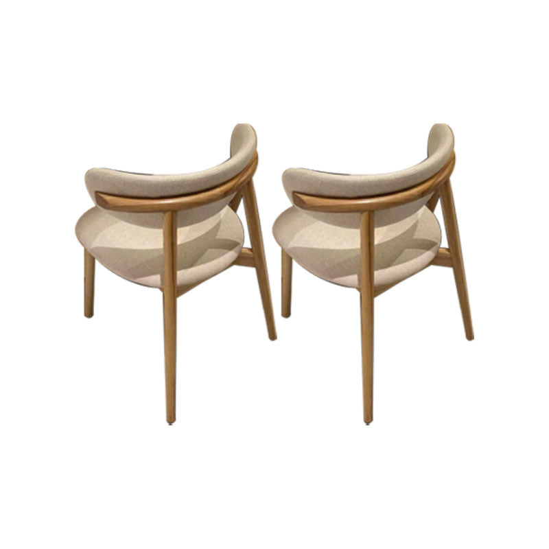 Chaise de bras rembourré de style moderne