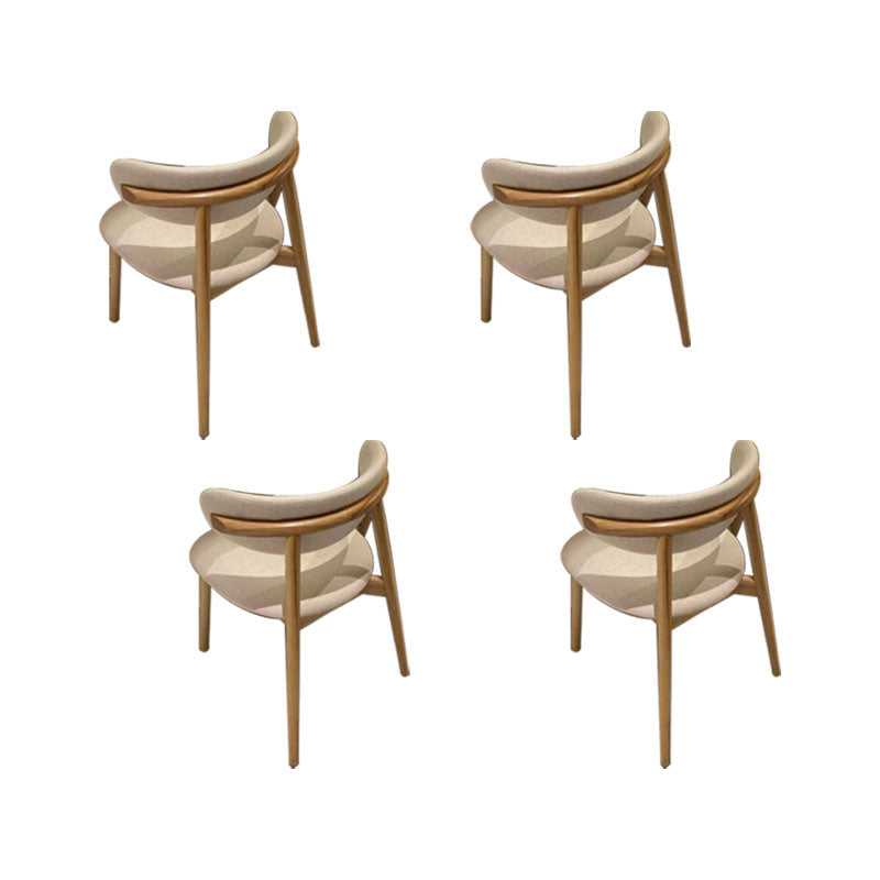 Chaise de bras rembourré de style moderne