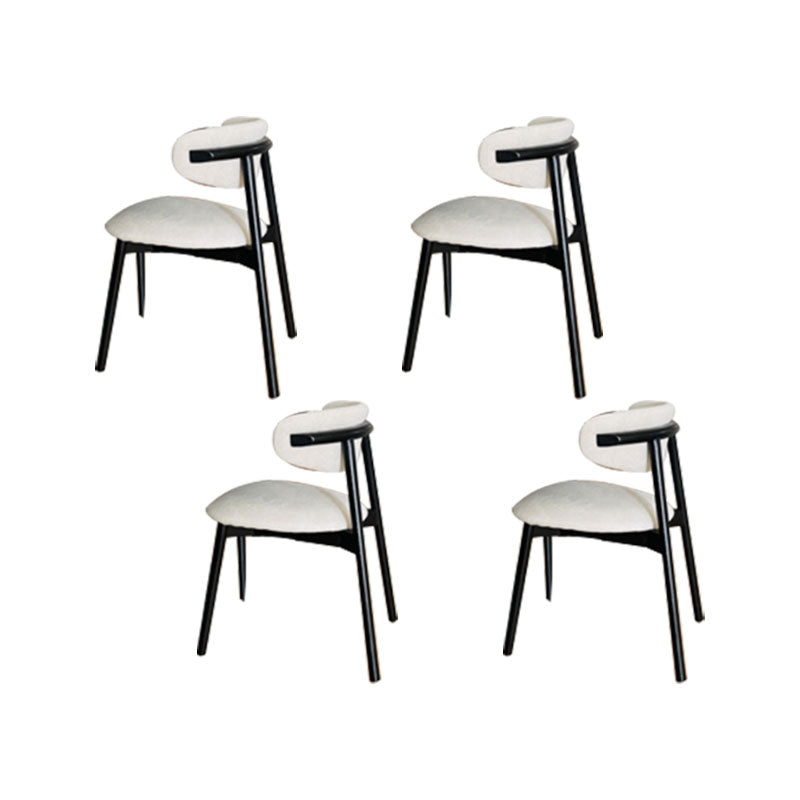 Chaise de bras rembourré de style moderne