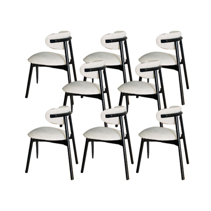 Chaise de bras rembourré de style moderne