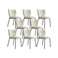 Fabric Dining Room Chairs Modern Style Parsons Armless Chair