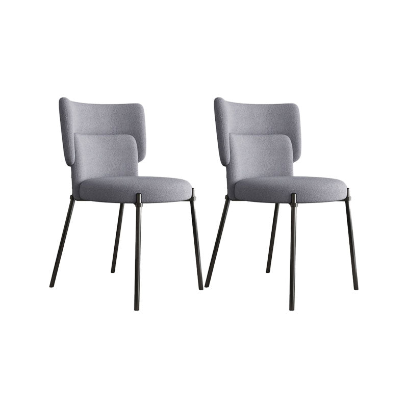 Fabric Dining Room Chairs Modern Style Parsons Armless Chair
