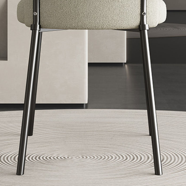 Fabric Dining Room Chairs Modern Style Parsons Armless Chair