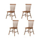 Solid Wood Dining Room Chairs Industrial Style Windsor Back Side Chair