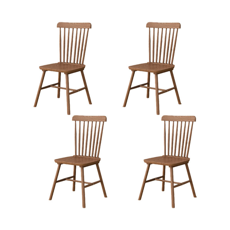 Solid Wood Dining Room Chairs Industrial Style Windsor Back Side Chair