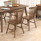 Solid Wood Dining Room Chairs Industrial Style Windsor Back Side Chair