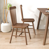 Solid Wood Dining Room Chairs Industrial Style Windsor Back Side Chair