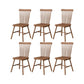 Solid Wood Dining Room Chairs Industrial Style Windsor Back Side Chair