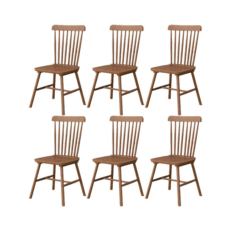 Solid Wood Dining Room Chairs Industrial Style Windsor Back Side Chair