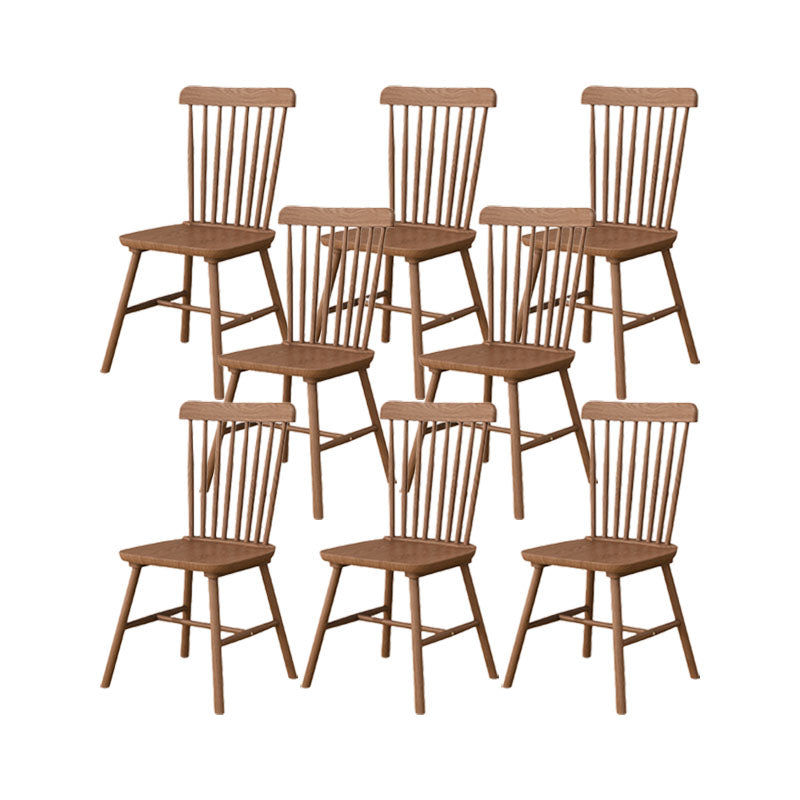 Solid Wood Dining Room Chairs Industrial Style Windsor Back Side Chair