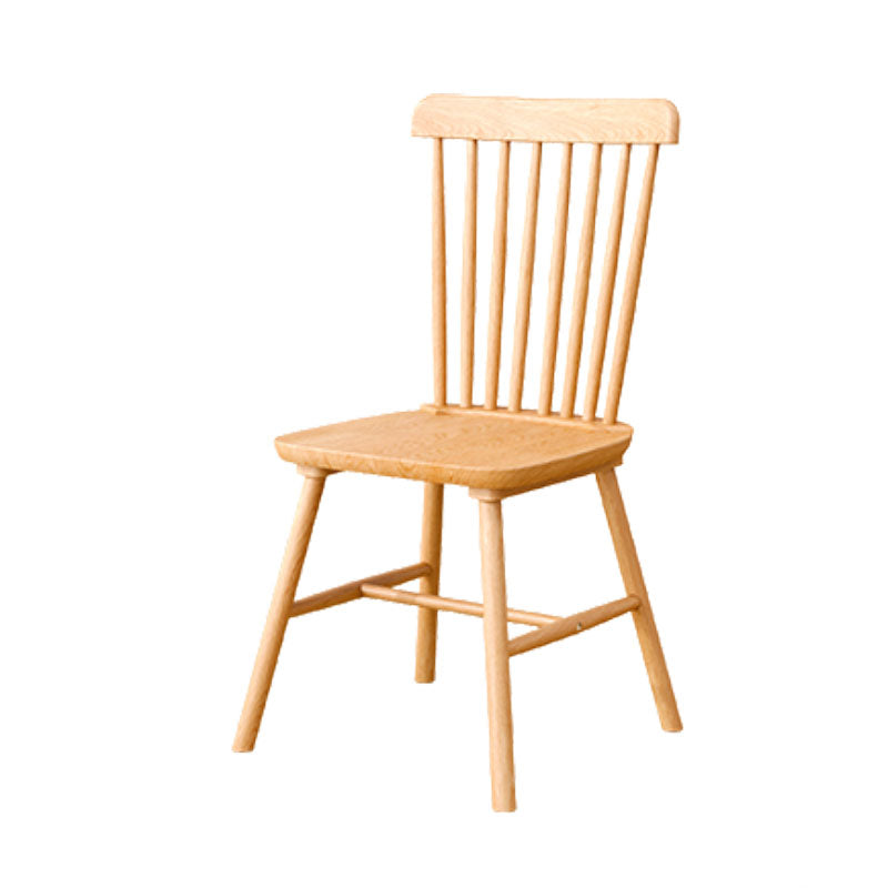 Solid Wood Dining Room Chairs Industrial Style Windsor Back Side Chair
