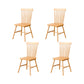 Solid Wood Dining Room Chairs Industrial Style Windsor Back Side Chair