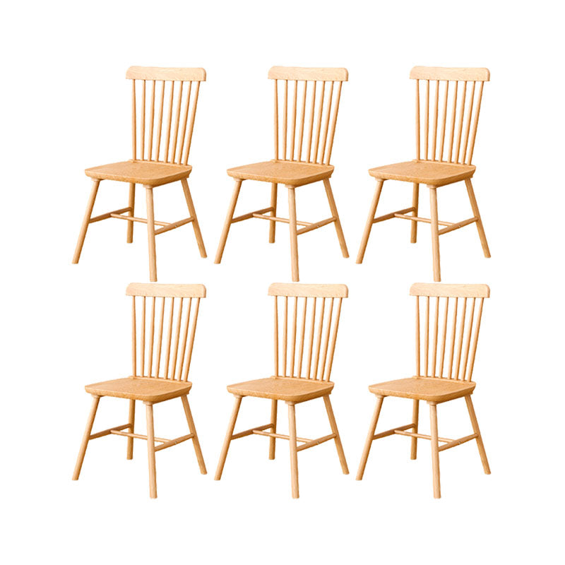 Solid Wood Dining Room Chairs Industrial Style Windsor Back Side Chair