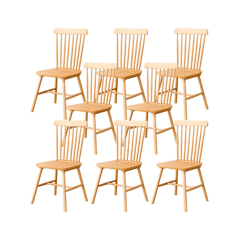 Solid Wood Dining Room Chairs Industrial Style Windsor Back Side Chair