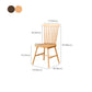 Solid Wood Dining Room Chairs Industrial Style Windsor Back Side Chair