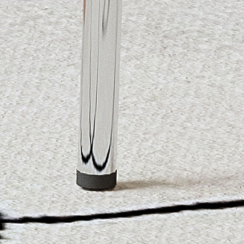 Sedia da pranzo senza braccio contemporanea casa in argento sedia da pranzo