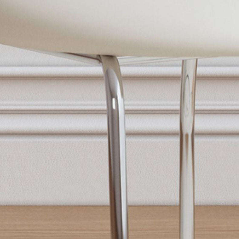 Sedia da pranzo senza braccio contemporanea casa in argento sedia da pranzo