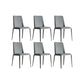 Industrial Upholstered Armless Chair Parsons Dining Room Side Chair