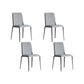 Industrial Upholstered Armless Chair Parsons Dining Room Side Chair