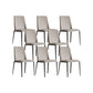 Industrial Upholstered Armless Chair Parsons Dining Room Side Chair