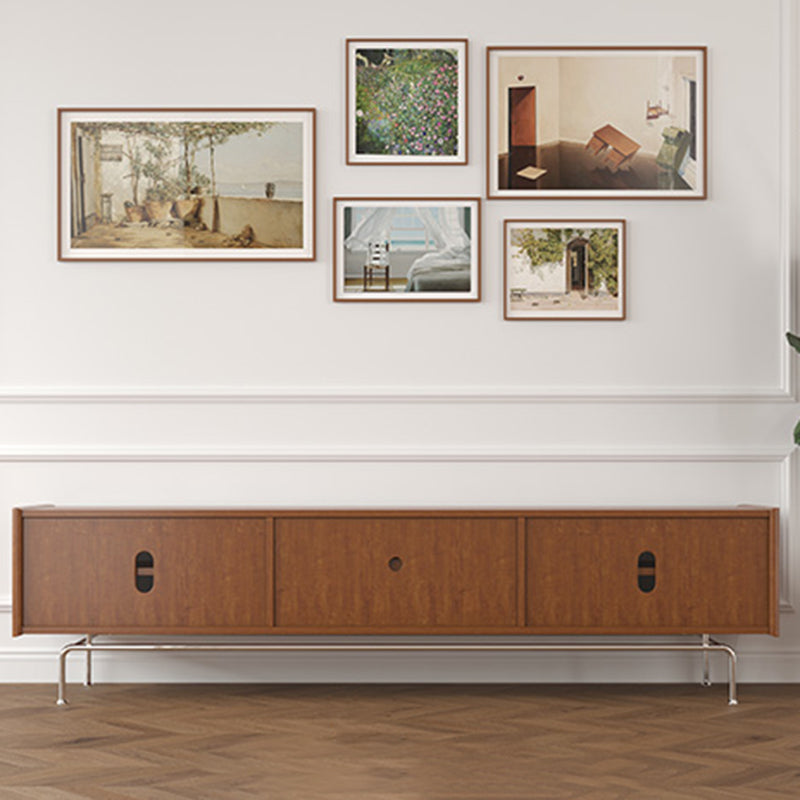 Modern TV Console Solid Wood Media Console TV Stand for Living Room Clearhalo 'furn' 'furn_tv_stands_entertainment_centers' 'Furniture' 'Living Room Furniture' 'TV Stands & Entertainment Centers' 'TV Stands & Media Storage Furniture' 'tv_stands_entertainment_centers' 7236593