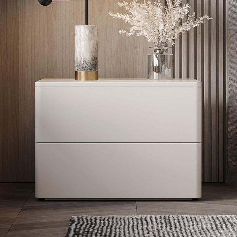 Faux Wood-Nachtkabinett zeitgenössischer Bett Nachttisch mit 2-Schalter