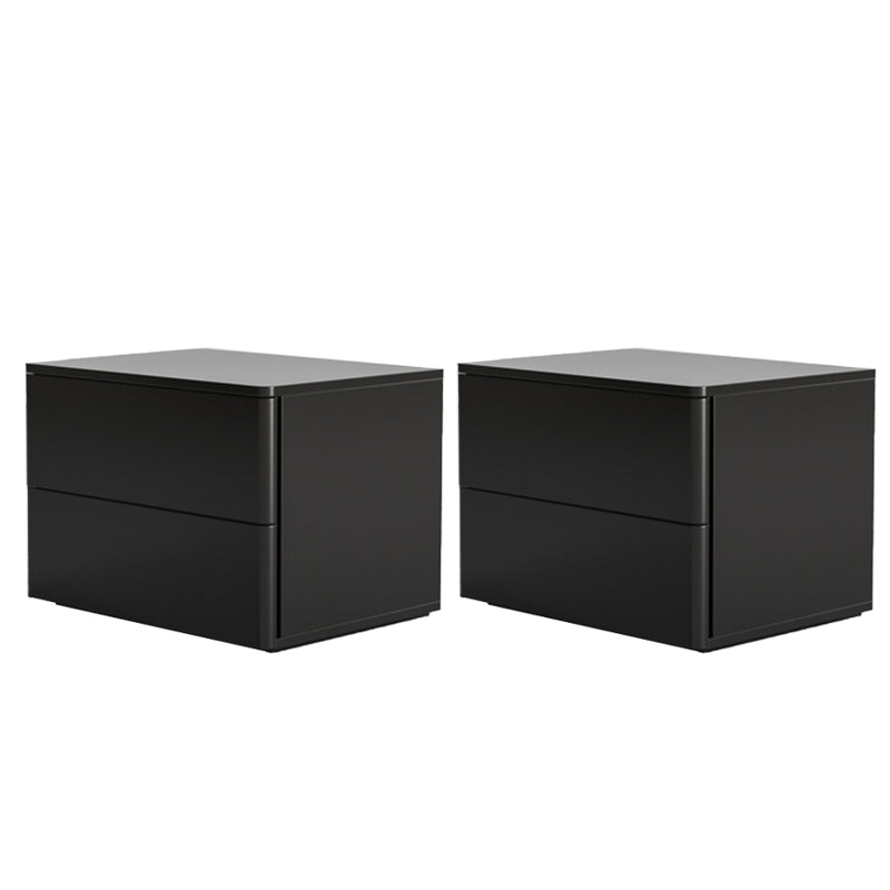 Faux Wood-Nachtkabinett zeitgenössischer Bett Nachttisch mit 2-Schalter