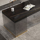 Rectangular Shaped Modern Office Table Office Writing Desk in Black/White